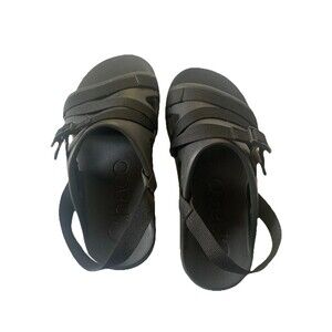 Chaco Sandals Men's (Size US-11) Black Chillos Sport Slingback Flats Open Toe